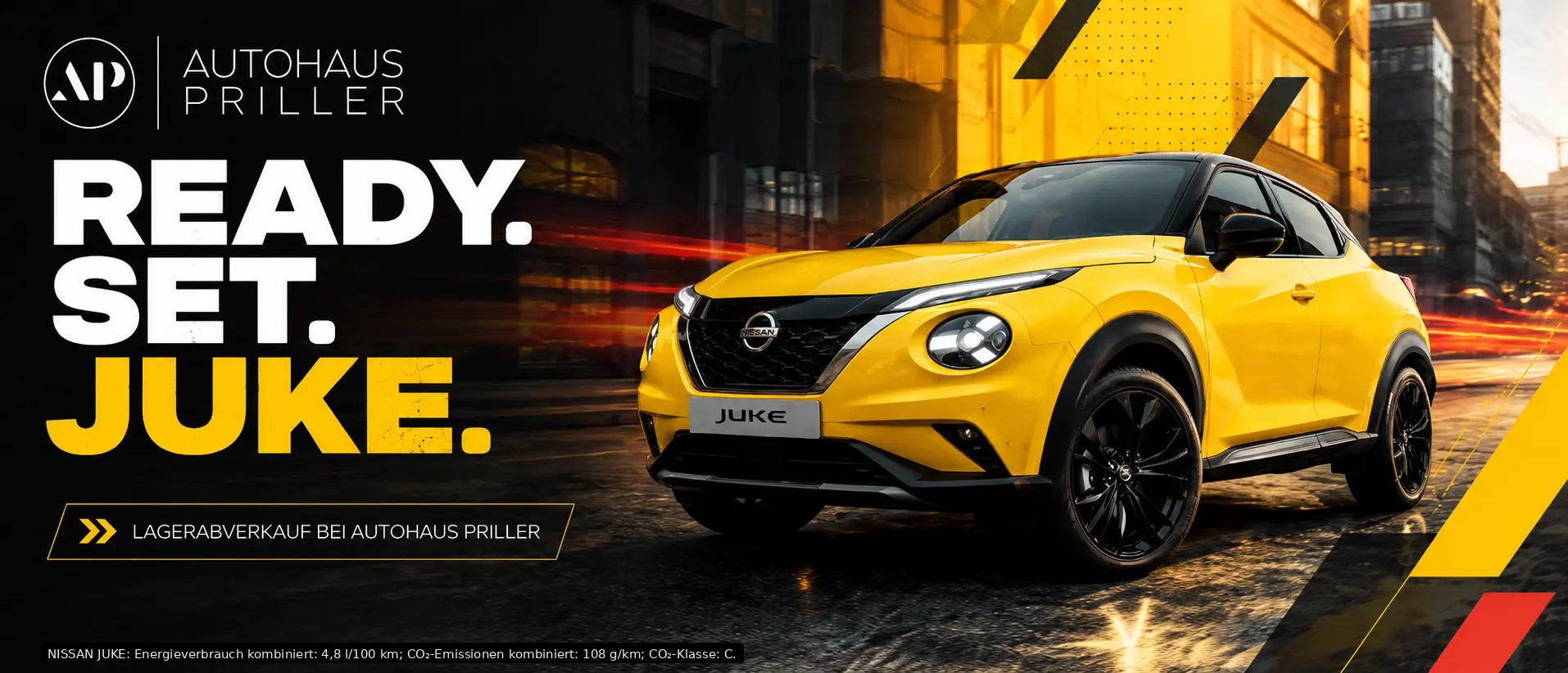 Der neue Nissan Juke in einer Stadt