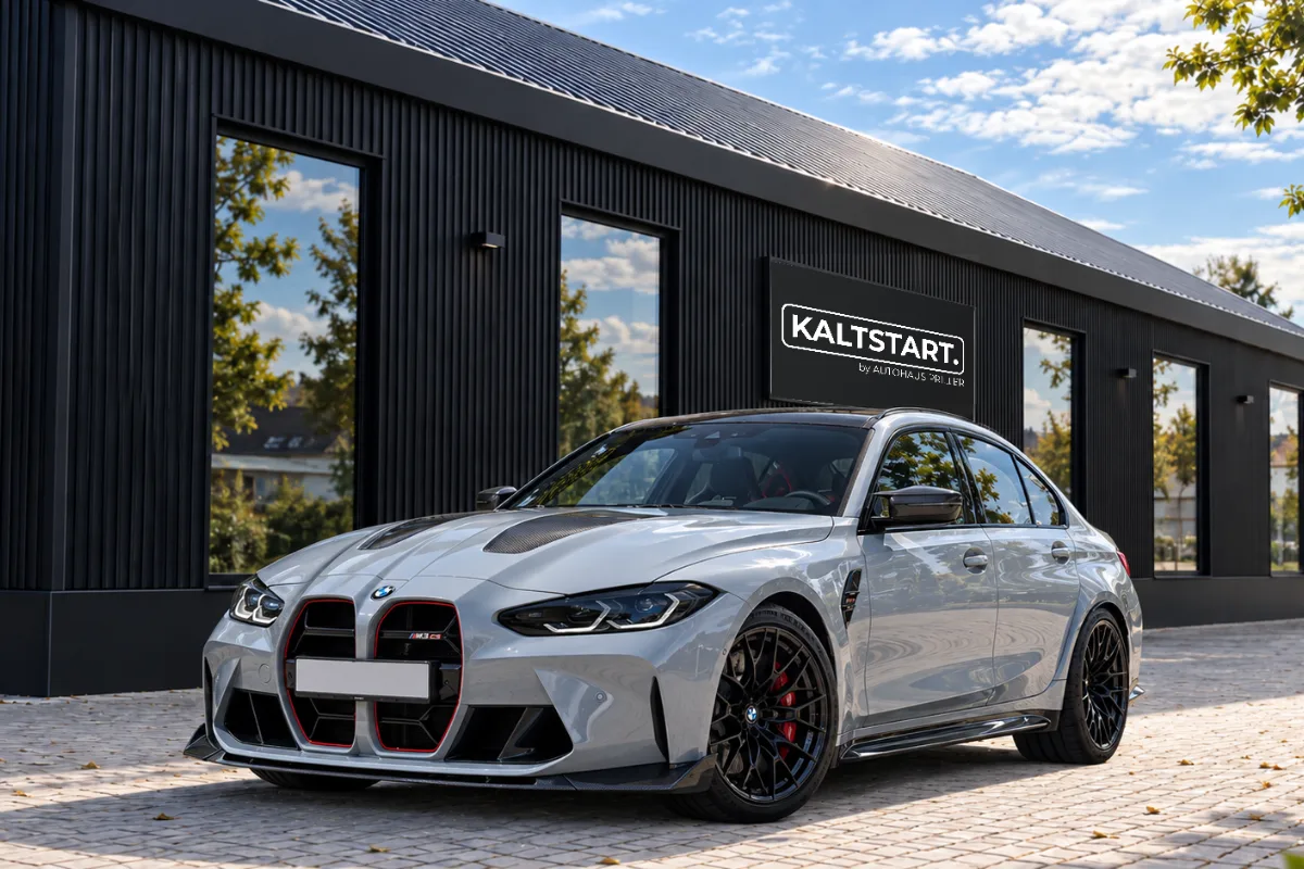 BMW in silber zu sehen