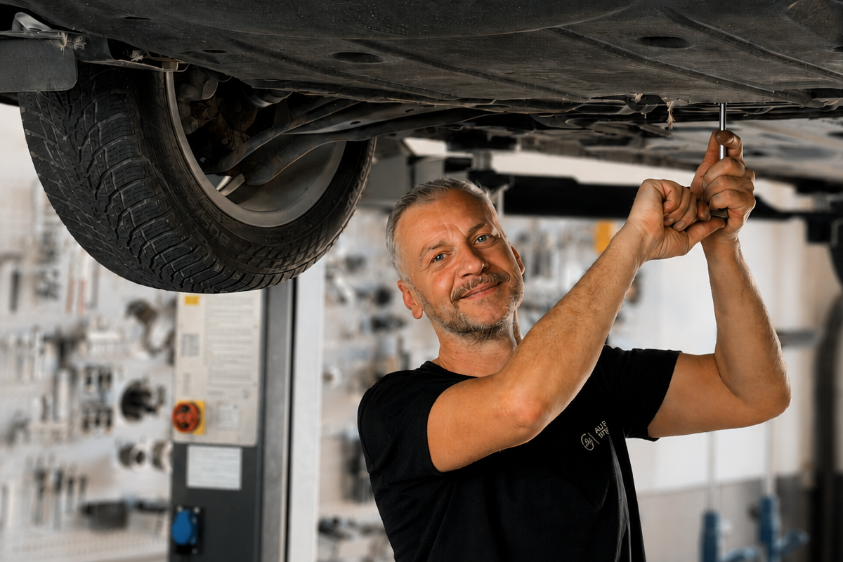 Werkstattservice am Fahrzeug